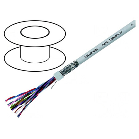 Cablu Ecranat LiYCY-P 8x2x0,5mm2 Cupru Cositorit | Electronic-mag.ro | Componente Electronice
