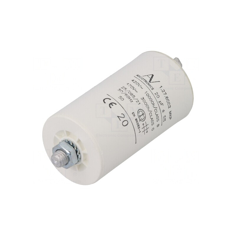 Condensator Motor 20uF 420VAC | Electronic-mag.ro | Componente Electronice Condensator Motor 20uF 420VAC | Electronic-mag.ro | Componente Electronice