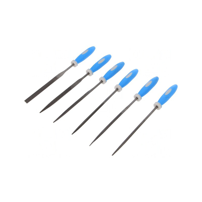 Kit pile pilă-ac 6 bucăți 160mm/100mm blister | Electronic-mag.ro | Componente Electronice