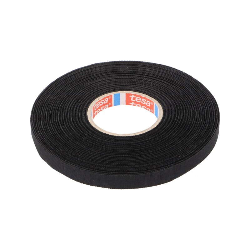 Bandă Textilă Automotive Neagră 9mm x 25m | Electronic-mag.ro | Componente Electronice