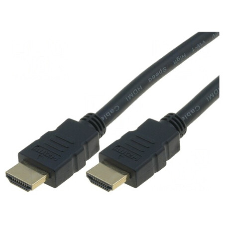 Cablu HDMI 1.4 PVC 5m Negru | Electronic-mag.ro | Componente Electronice