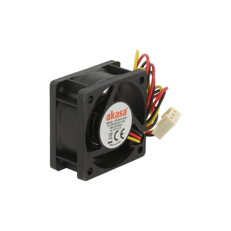 Ventilator DC Axial 12V 40x40x20mm 25dBA 5000RPM | Electronic-mag.ro | Componente Electronice
