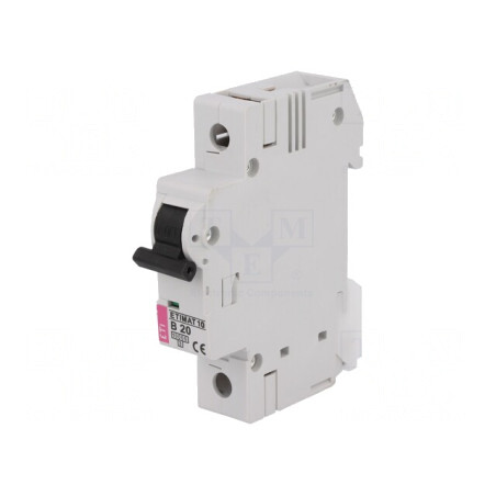 Întrerupător de Supracurent 20A 230/400V 1P 10kA | Electronic-mag.ro | Componente Electronice