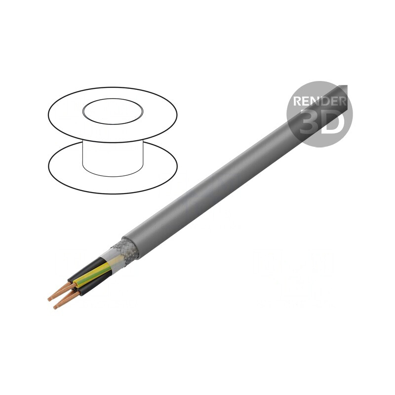 Cablu Electric Ecranat 4G1,5mm2 Cupru Cositorit | Electronic-mag.ro | Componente Electronice