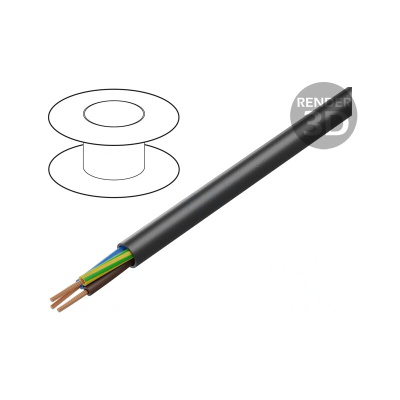 Cablu ÖLFLEX ROBUST 200 3G2,5mm2 Neecranat 450/750V Cu | Electronic-mag.ro | Componente Electronice