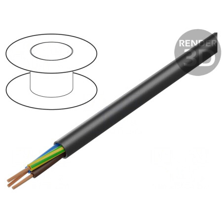 Cablu ÖLFLEX ROBUST 200 3G2,5mm2 Neecranat 450/750V Cu | Electronic-mag.ro | Componente Electronice