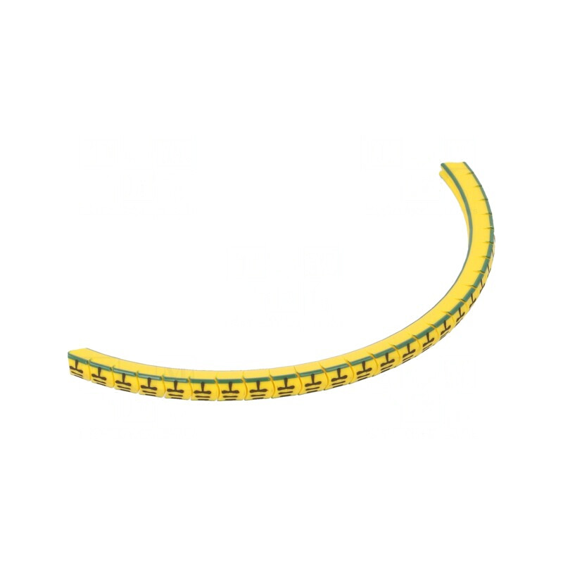 Markere PVC Galbene pentru Împământare 1,3-3mm | Electronic-mag.ro | Componente Electronice