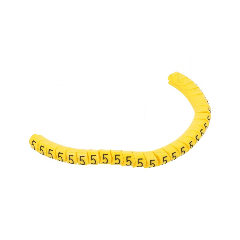 Markere de Marcaj PVC Galbene 2,5-5mm | Electronic-mag.ro | Componente Electronice