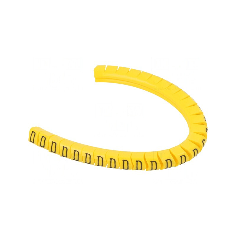 Markere Marcaj Galbene 2,5-5mm PVC -30÷60°C | Electronic-mag.ro | Componente Electronice