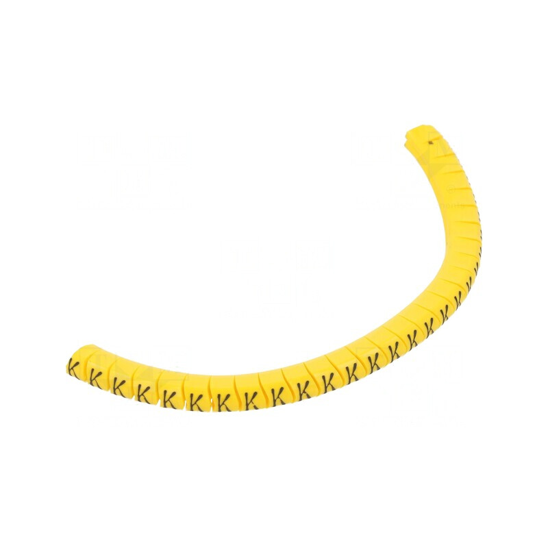 Markere Marcaj PVC Galben 2.5-5mm | Electronic-mag.ro | Componente Electronice