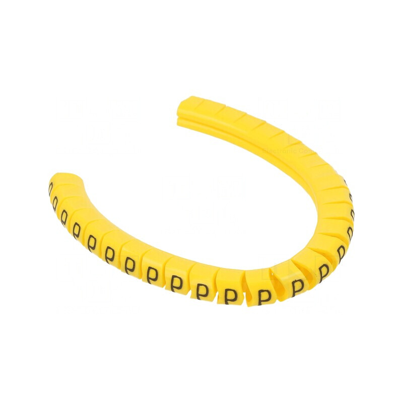 Markere Marcaj Galbene PVC 2,5-5mm -30÷60°C | Electronic-mag.ro | Componente Electronice