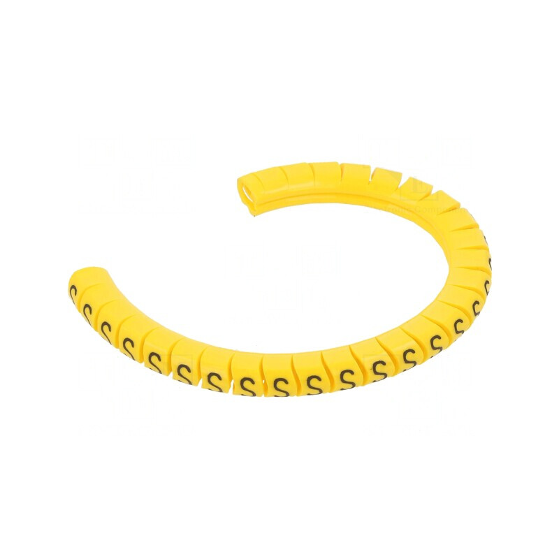 Marcator PVC Galben 2.5-5mm | Electronic-mag.ro | Componente Electronice