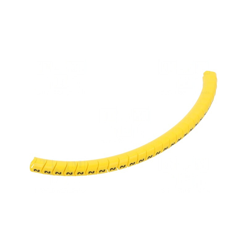 Markere galbene PVC 2,5-5mm -30÷60°C prin orificiu PA-1 | Electronic-mag.ro | Componente Electronice