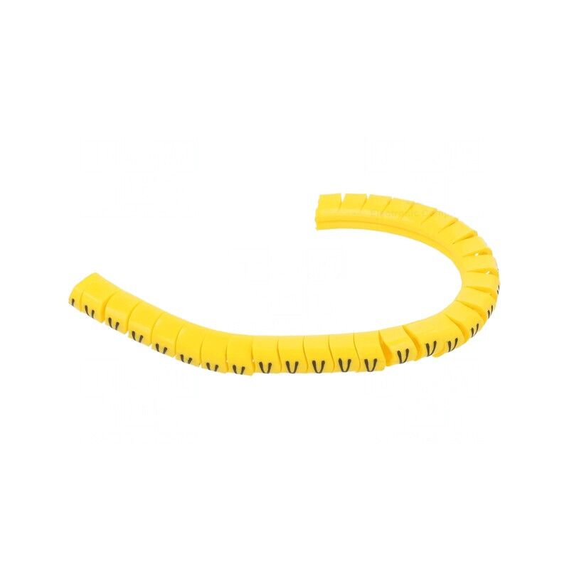 Markere Marcaj PVC Galben 2,5-5mm | Electronic-mag.ro | Componente Electronice