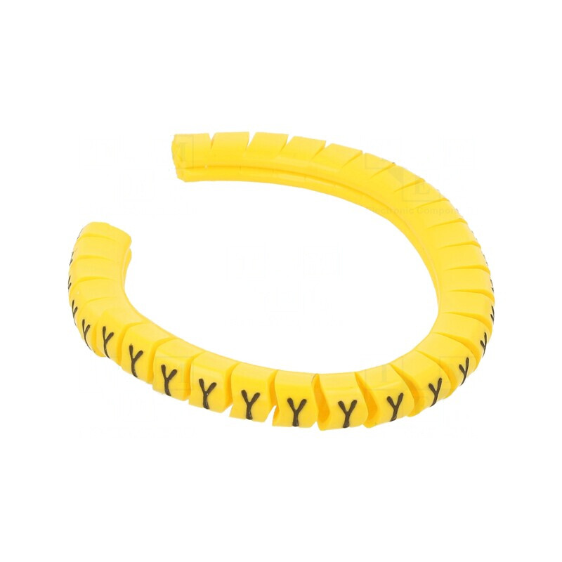 Marcator Galben PVC 2,5-5mm | Electronic-mag.ro | Componente Electronice