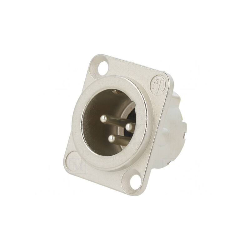 Soclu XLR Tată 3 Pin Argint 19x24mm | Electronic-mag.ro | Componente Electronice Soclu XLR Tată 3 Pin Argint 19x24mm | Electronic-mag.ro | Componente Electronice
