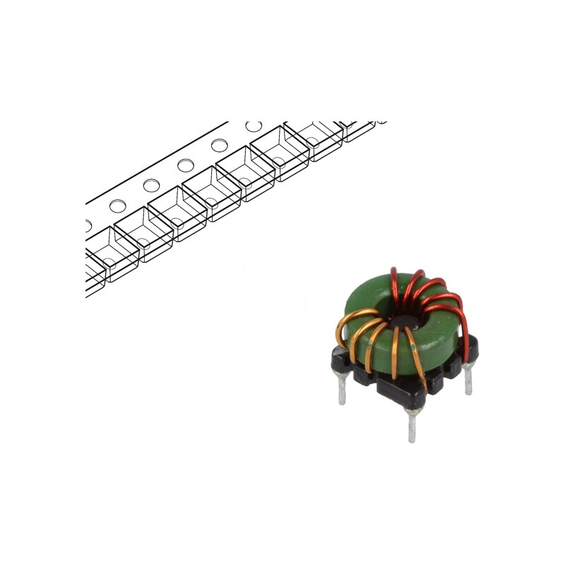 Inductor THT 55uH 11.7x11.7x8.8mm | Electronic-mag.ro | Componente Electronice Inductor THT 55uH 11.7x11.7x8.8mm | Electronic-mag.ro | Componente Electronice