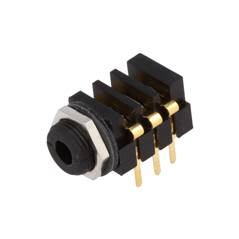 Soclu Jack 3,5mm Stereo THT 6 Terminale | Electronic-mag.ro | Componente Electronice