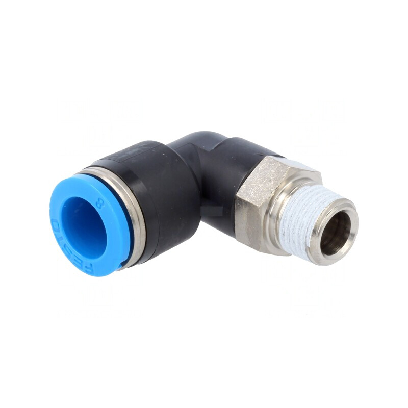 Racord push-in 90° 8mm 0,95-6bar | Electronic-mag.ro | Componente Electronice