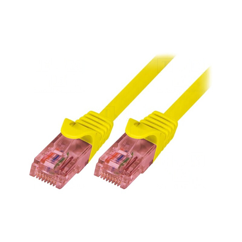 Cablu Patch UTP Cat6 Galben 5m LSZH | Electronic-mag.ro | Componente Electronice