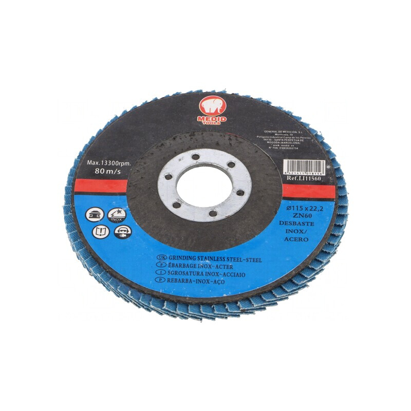 Disc de șlefuit cu lambouri 115mm 22mm | Electronic-mag.ro | Componente Electronice Disc de șlefuit cu lambouri 115mm 22mm | Electronic-mag.ro | Componente Electronice