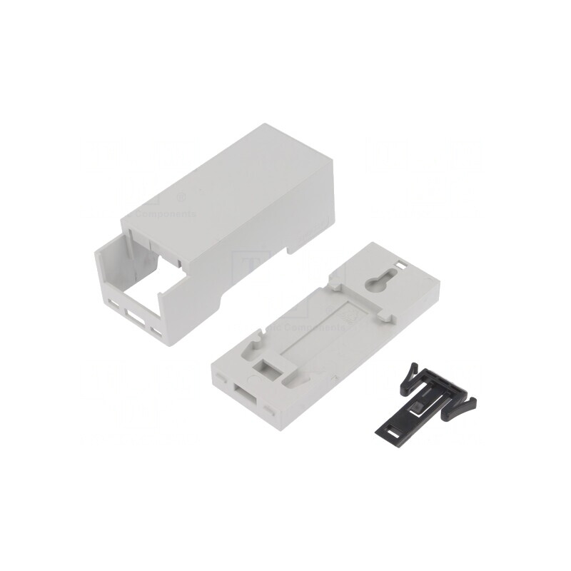 Carcasă DIN 90x36,1x32mm Gri | Electronic-mag.ro | Componente Electronice
