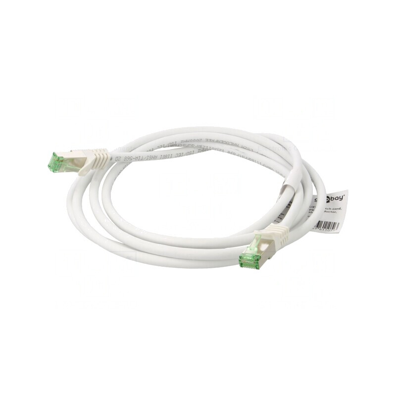Patch cord Cat 8.1 LSZH alb 2m | Electronic-mag.ro | Componente Electronice