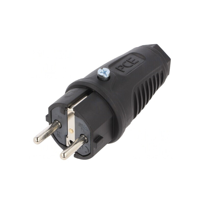 Conector Alimentare AC Mufă 2P PE 250V 16A Cablaj | Electronic-mag.ro | Componente Electronice