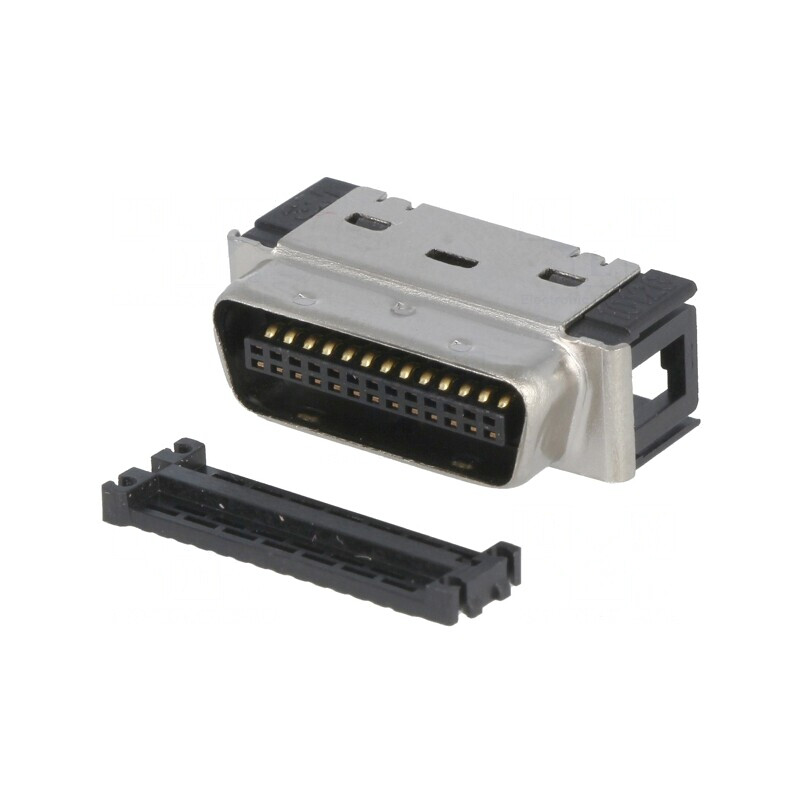 Mufă Tată MDR 26 PIN Ecranată pe Cablu Poliester | Electronic-mag.ro | Componente Electronice