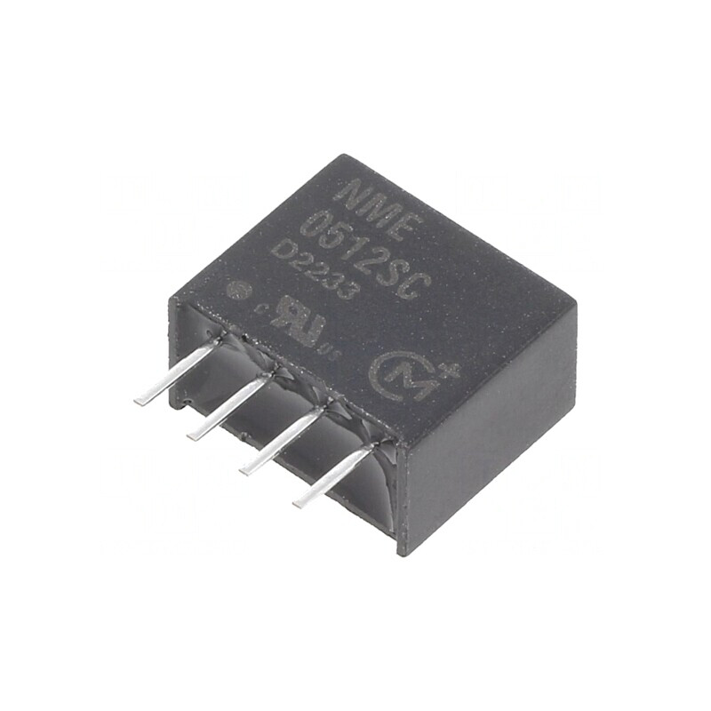Convertor DC/DC 1W 5V la 12V 83mA SIP | Electronic-mag.ro | Componente Electronice