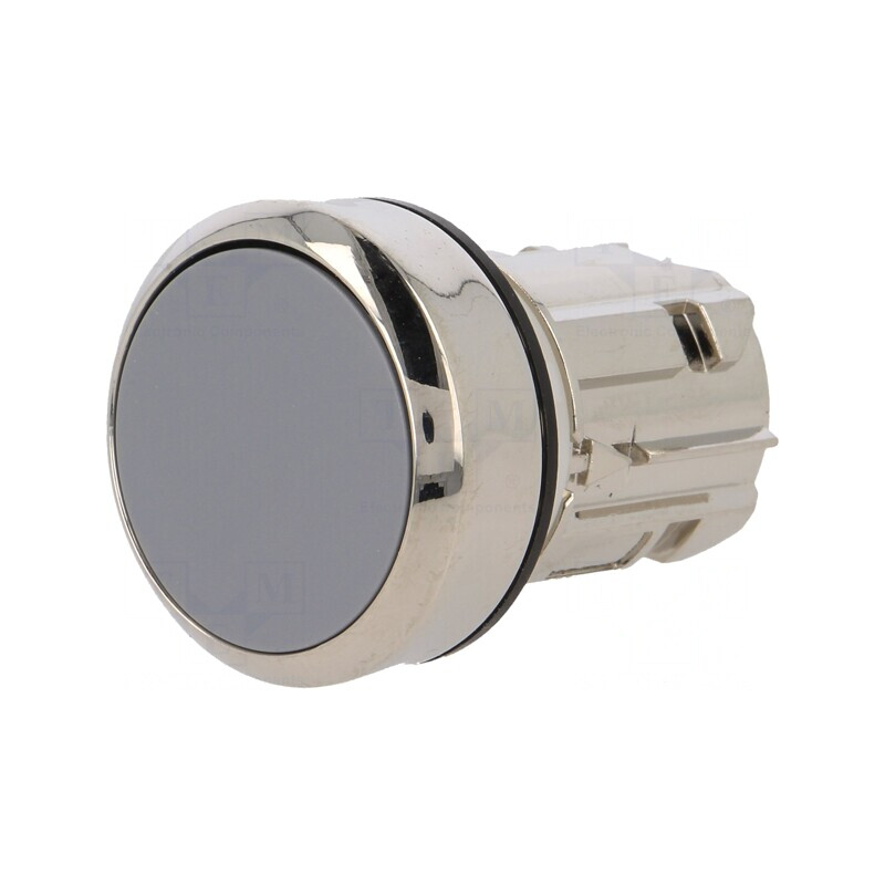 Comutator Apăsare 22mm Gri | Electronic-mag.ro | Componente Electronice