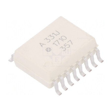 Optocuplor SMD 5kV SO16 60kV/μs | Electronic-mag.ro | Componente Electronice