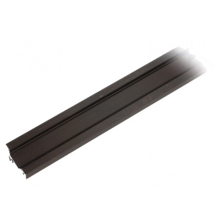 Profil Aluminiu Negru 1m pentru Module LED CORNER10 | Electronic-mag.ro | Componente Electronice