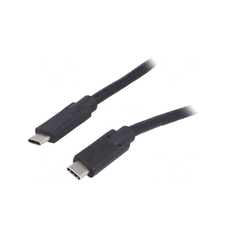 Cablu USB 3.0 USB C 1m Negru | Electronic-mag.ro | Componente Electronice