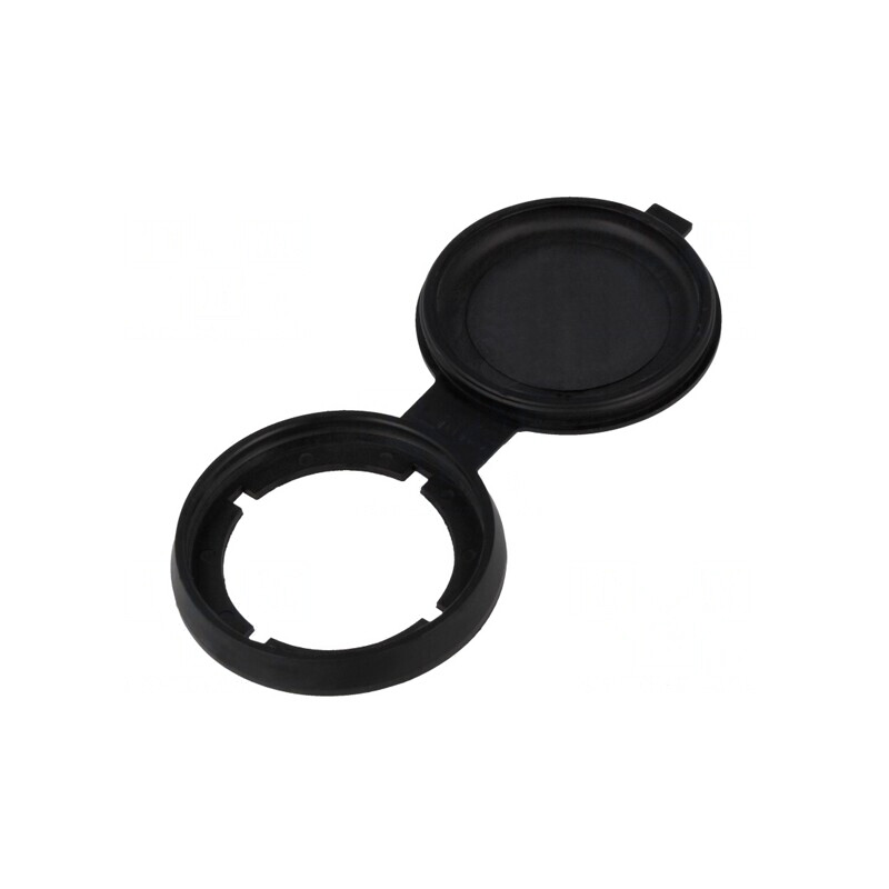 Capac Negru 22mm Har-Port IP65/IP67 | Electronic-mag.ro | Componente Electronice