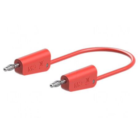 Cablu de măsurare 1m 60VDC 30VAC 19A roșu PVC | Electronic-mag.ro | Componente Electronice
