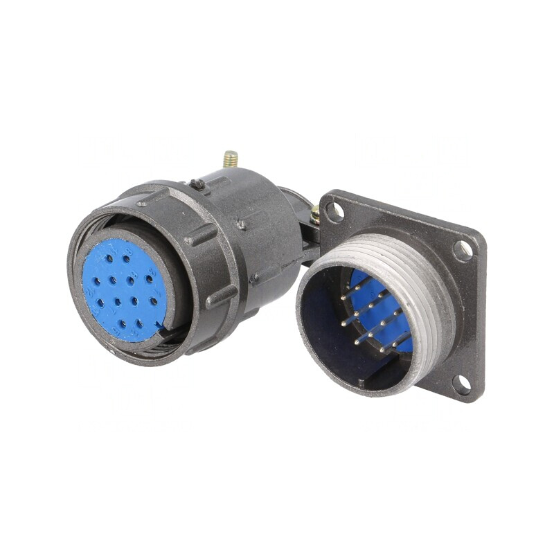 Conector Circular Soclu Mufă 12 PIN 5A | Electronic-mag.ro | Componente Electronice