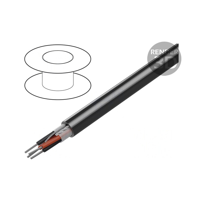 Cablu ecranat 2x2x22AWG, 305m | Electronic-mag.ro | Componente Electronice