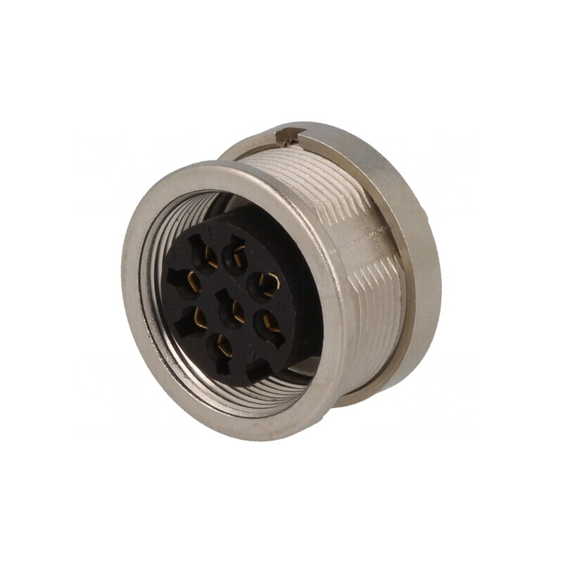 Conector M16 Soclu Mamă 8 PIN 60V IP40 | Electronic-mag.ro | Componente Electronice
