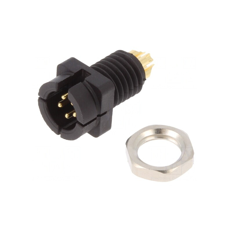 Conector Circular 60V 5-Pin Soclu Tată Lipire 3A | Electronic-mag.ro | Componente Electronice