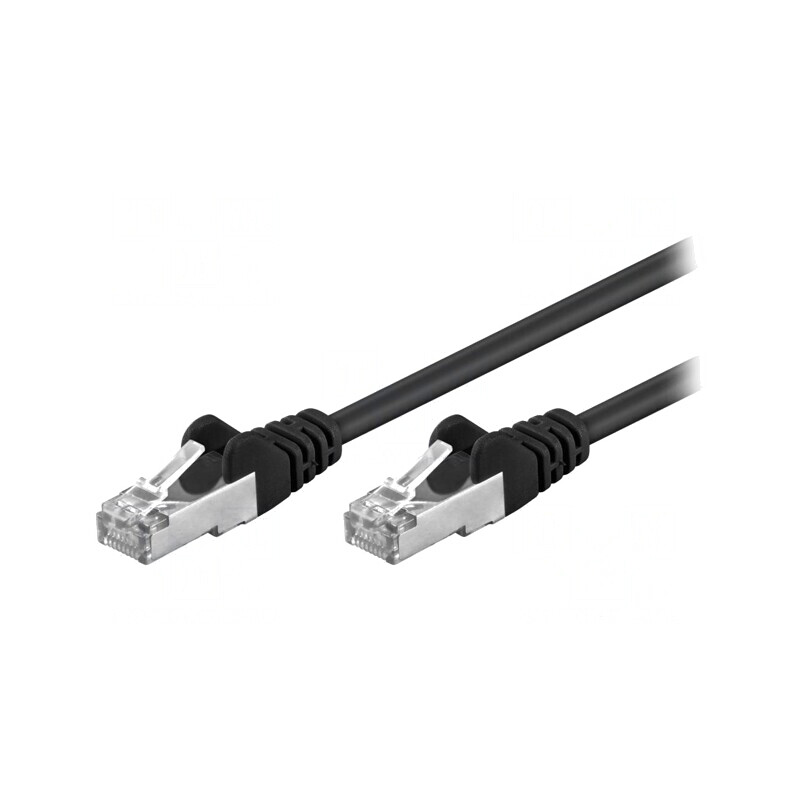 Patch cord F/UTP Cat5e Negru 15m Ecranat | Electronic-mag.ro | Componente Electronice