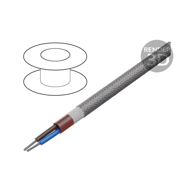 Cablu Silicon 2x1mm² Maro-Roșu | Electronic-mag.ro | Componente Electronice