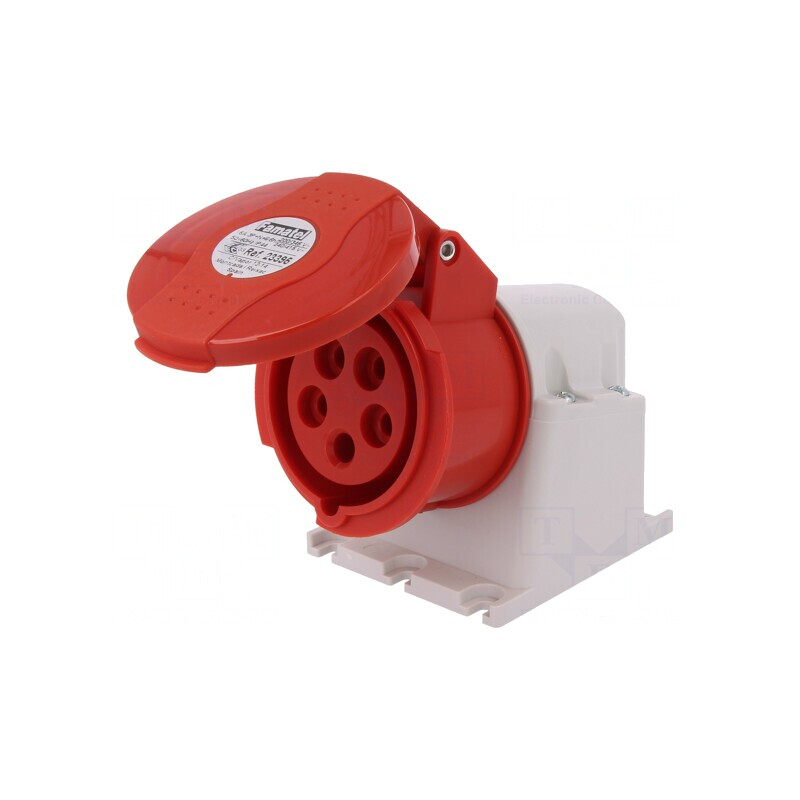 Conector Alimentare AC Trifazat 16A 380/415V Soclu Mamă | Electronic-mag.ro | Componente Electronice