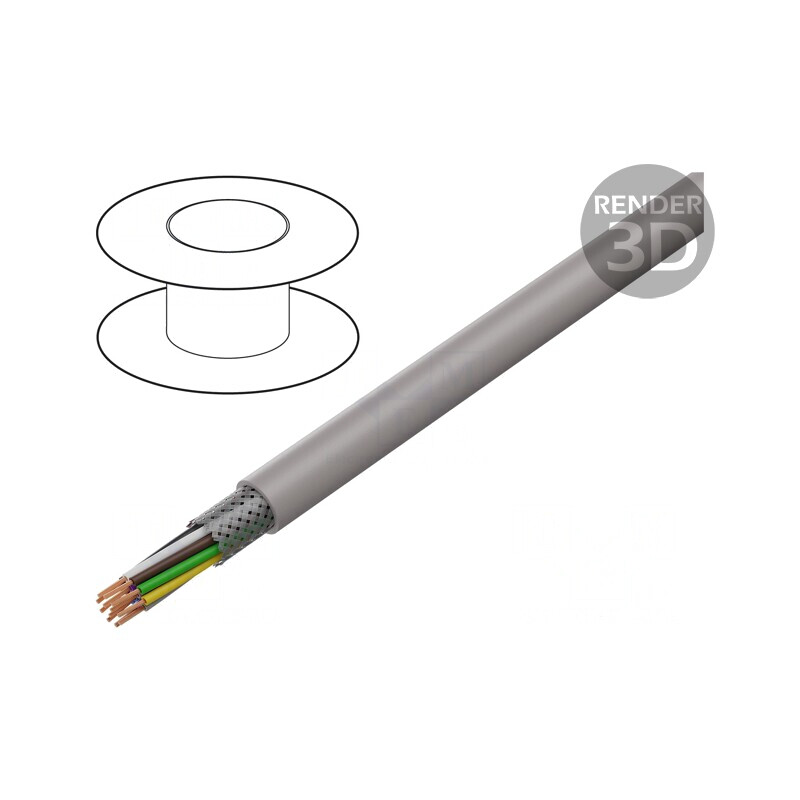 Cablu Ecranat UNITRONIC® PUR CP Tresă Cupru Cositorit | Electronic-mag.ro | Componente Electronice