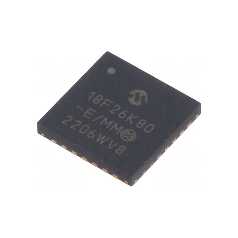 Microcontroler PIC 64MHz 1,8-5V SMD QFN-S28 PIC18 | Electronic-mag.ro | Componente Electronice