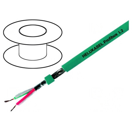 Cablu PROFIBUS 1x2x22AWG Cu PUR Turcoaz | Electronic-mag.ro | Componente Electronice