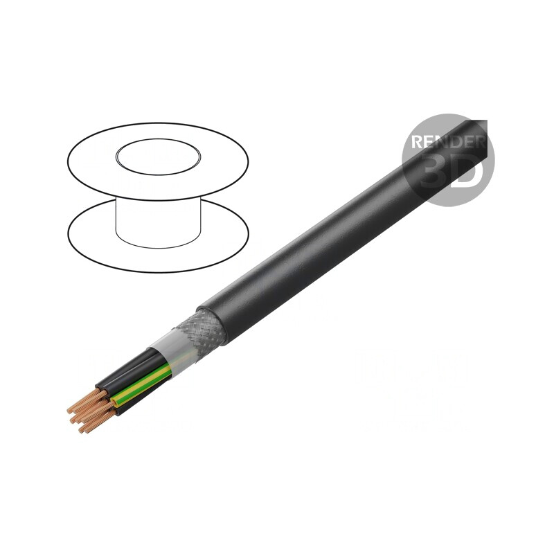 Cablu Ecranat BiT 1000 CH 7G1,5mm2 Cupru Cositorit | Electronic-mag.ro | Componente Electronice