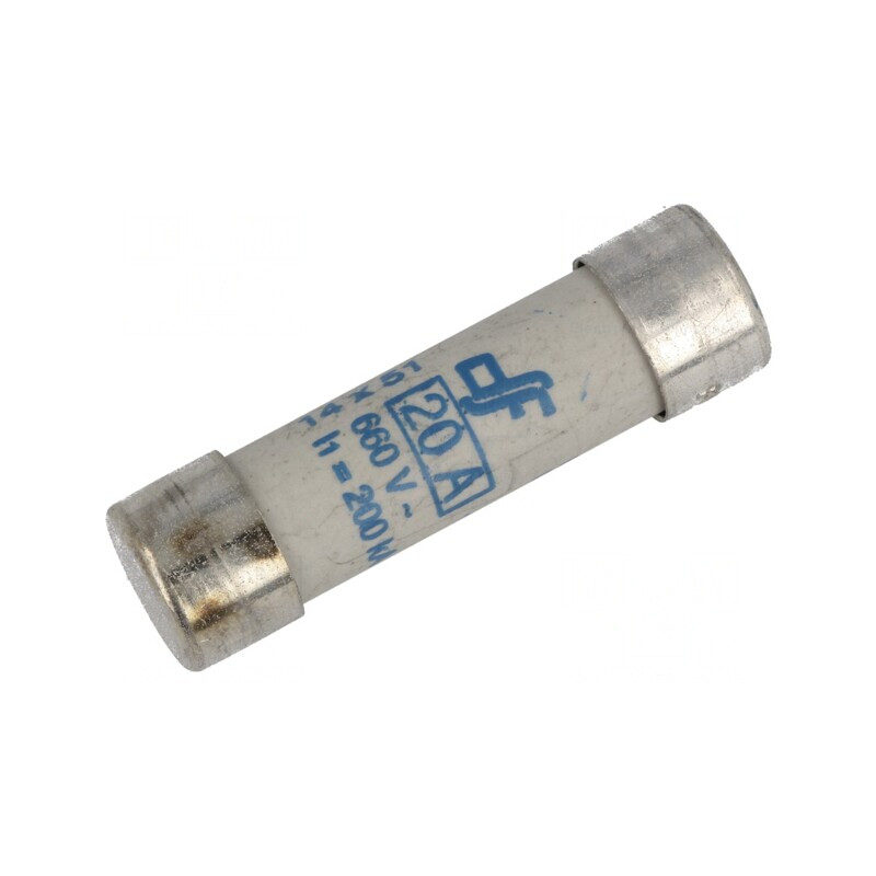 Siguranță 20A 690V 14x51mm Cupru RAPIDPLUS | Electronic-mag.ro | Componente Electronice