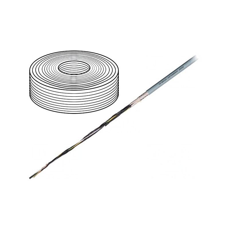 Cablu de control chainflex CF140.UL 5G0,5mm2 gri Cu | Electronic-mag.ro | Componente Electronice