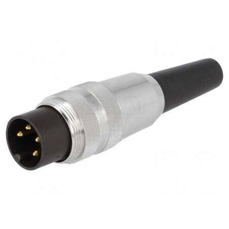 Conector M16 Mufă Tată 4-PIN 5A 250V Drept | Electronic-mag.ro | Componente Electronice